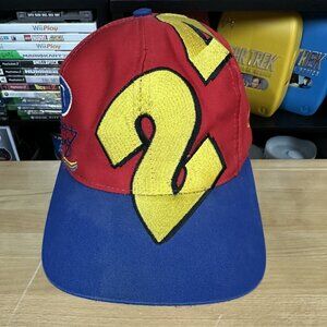 Vintage Jeff Gordon Hat Cap Snap Red Blue NASCAR Dupont Racing #24 Big Logo 90s